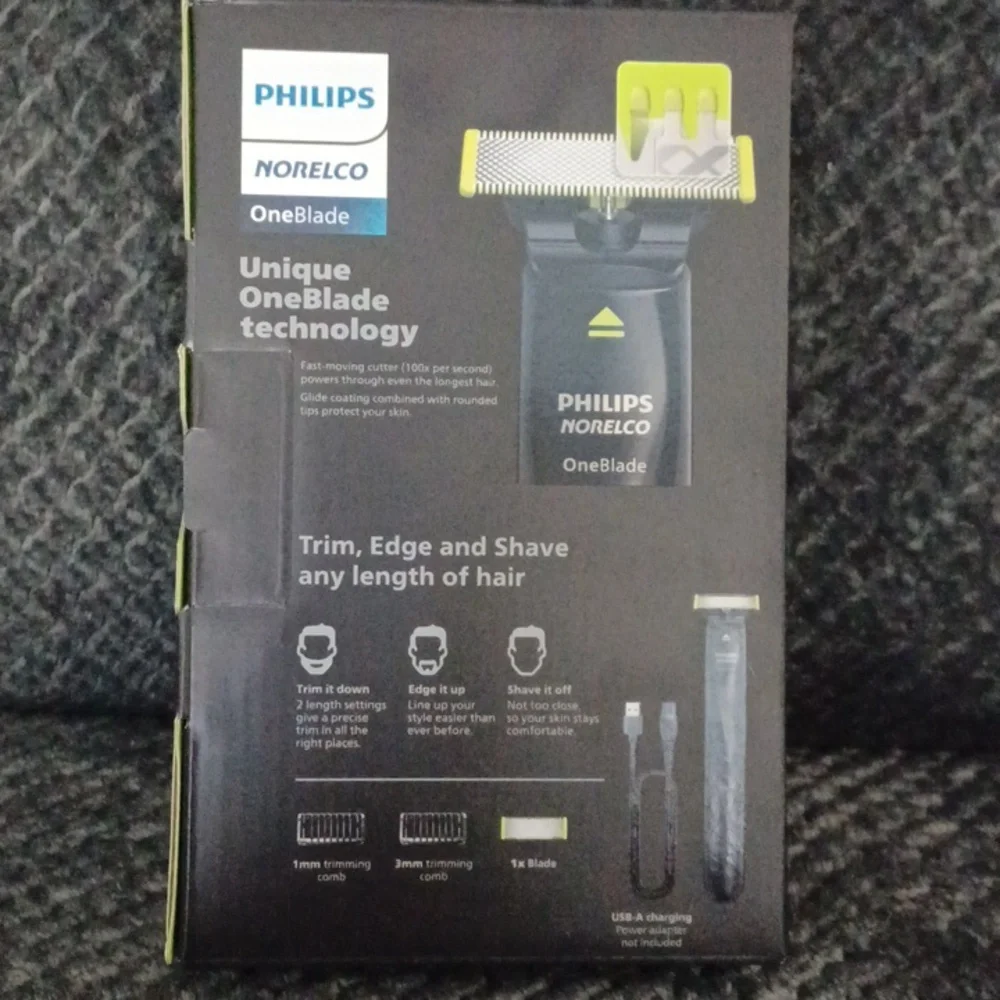 New Philips Norelco OneBlade Trimmer and Shaver